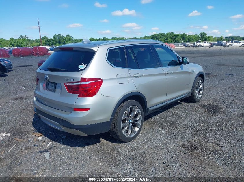 2015 BMW X3 xDrive28I VIN: 5UXWX9C50F0D45735 Lot: 39504761