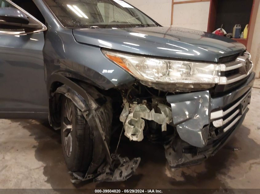2018 Toyota Highlander Le Plus VIN: 5TDBZRFH4JS835534 Lot: 39504820