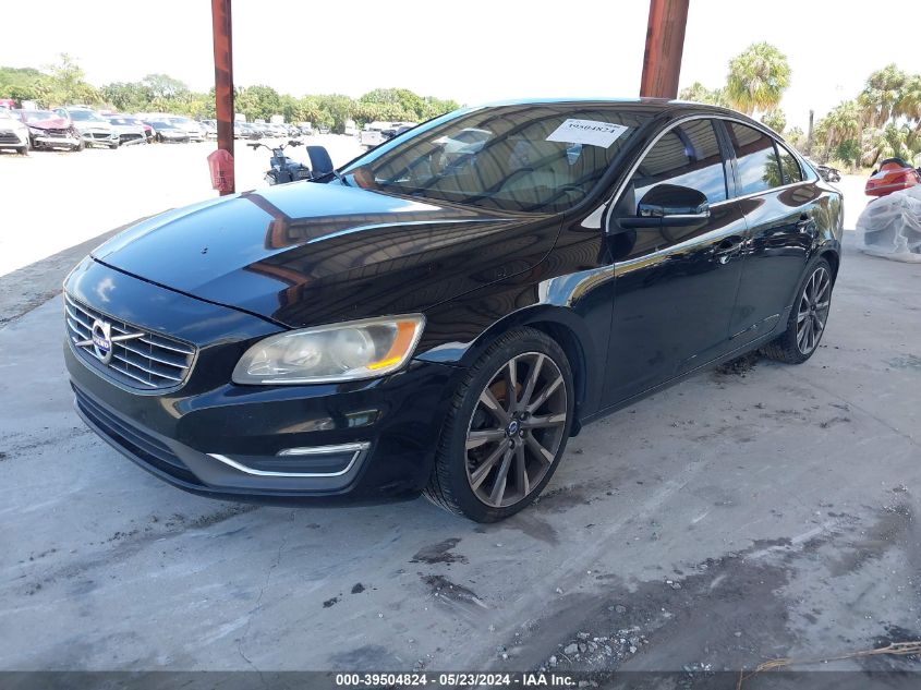 2015 Volvo S60 T5 Premier VIN: YV140MFB8F2299438 Lot: 39504824