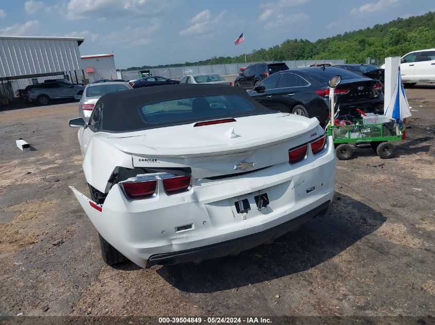 2012 Chevrolet Camaro 1Lt VIN: 2G1FB3D35C9191878 Lot: 39504849