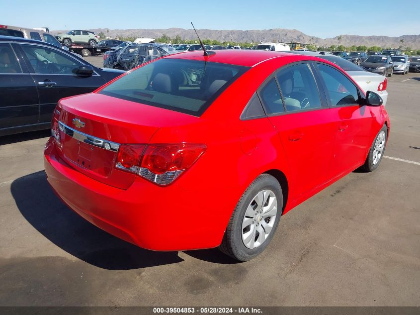 2014 Chevrolet Cruze Ls Auto VIN: 1G1PA5SH9E7278009 Lot: 39504853