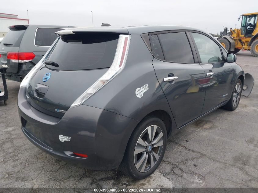 2013 Nissan Leaf Sl VIN: 1N4AZ0CP2DC421537 Lot: 39504855