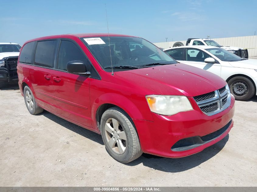 2013 Dodge Grand Caravan Se VIN: 2C4RDGBG6DR516969 Lot: 39504856