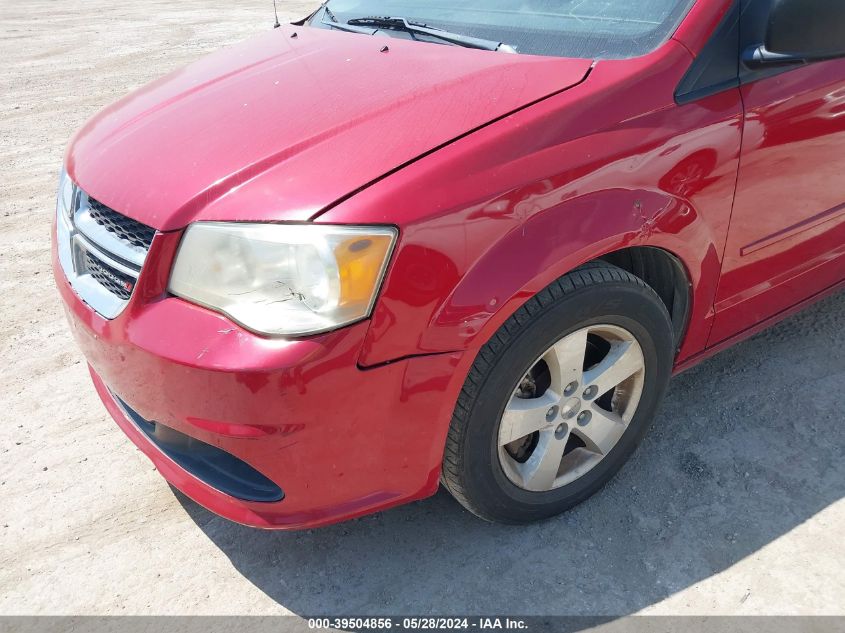 2013 Dodge Grand Caravan Se VIN: 2C4RDGBG6DR516969 Lot: 39504856