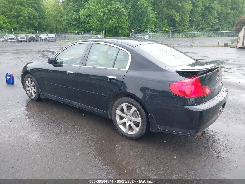 2006 Infiniti G35X VIN: JNKCV51F16M610780 Lot: 39504874