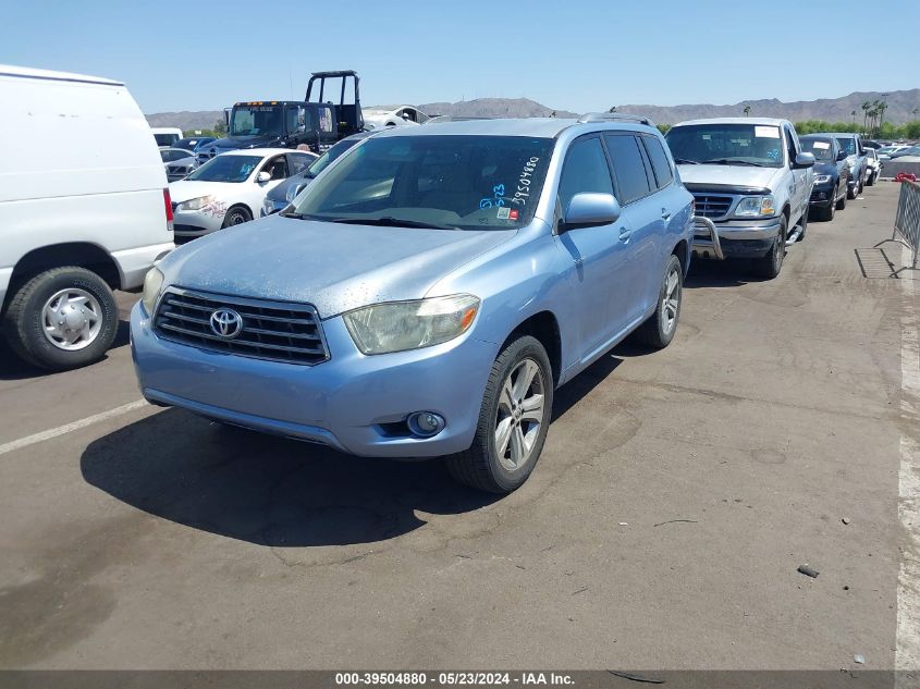 2008 Toyota Highlander Sport VIN: JTEES43A982000747 Lot: 39504880