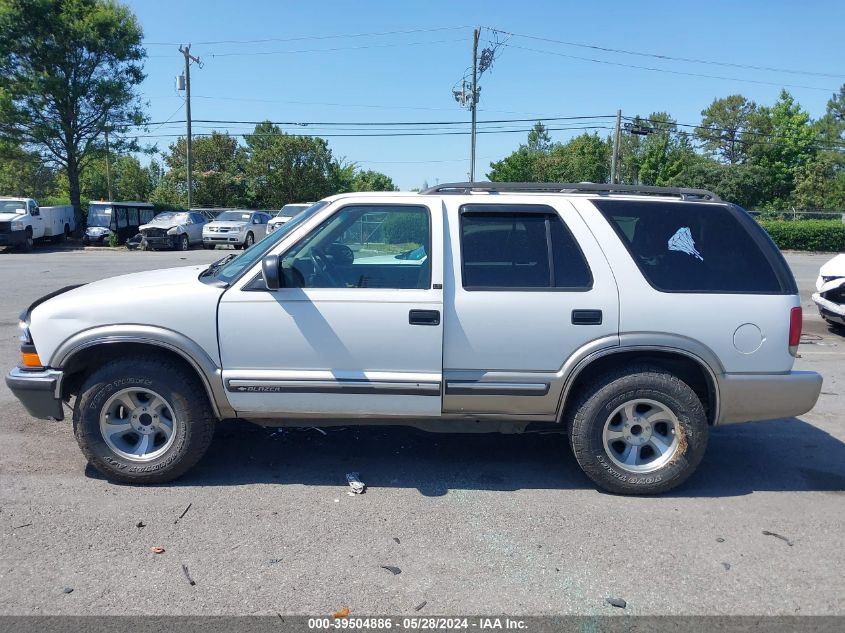 2000 Chevrolet Blazer Lt VIN: 1GNCS13W9Y2350313 Lot: 39504886