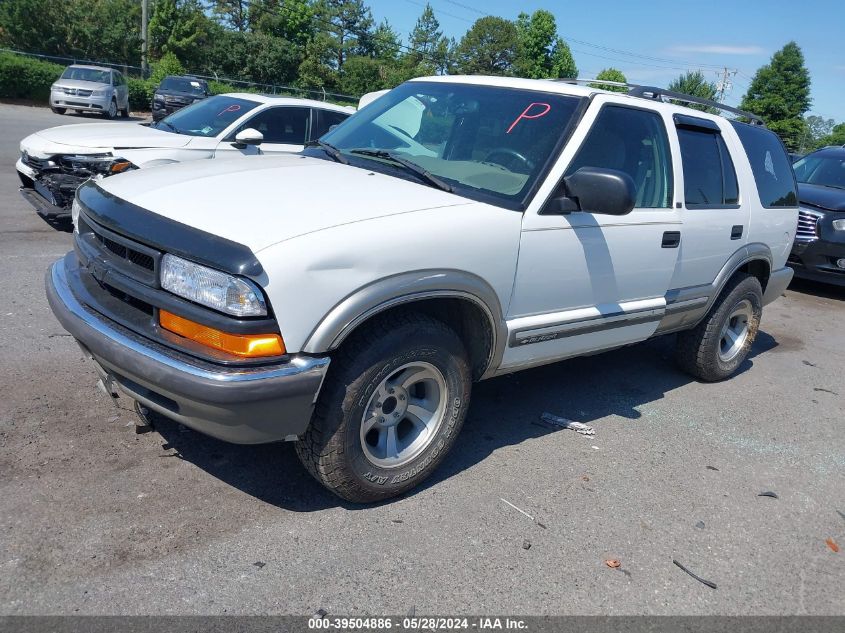 2000 Chevrolet Blazer Lt VIN: 1GNCS13W9Y2350313 Lot: 39504886