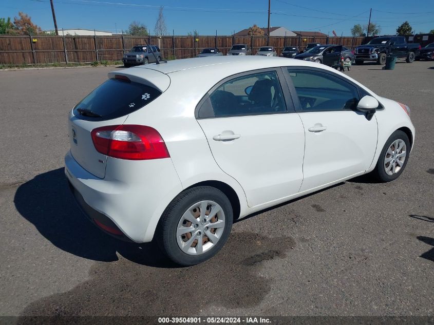 2015 Kia Rio Lx VIN: KNADM5A37F6445639 Lot: 39504901