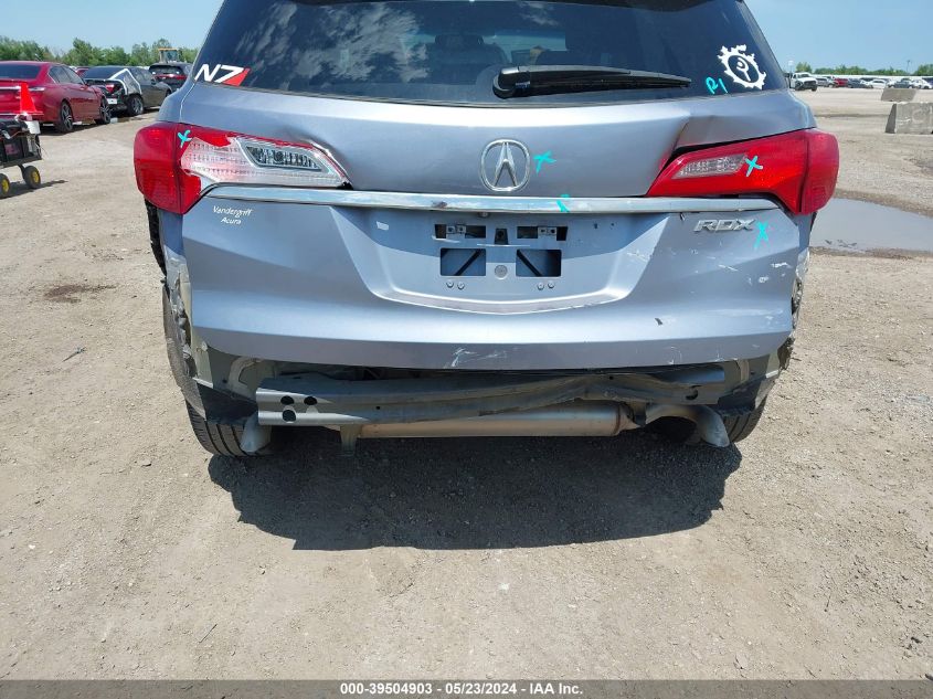 2015 Acura Rdx VIN: 5J8TB3H30FL002573 Lot: 39504903