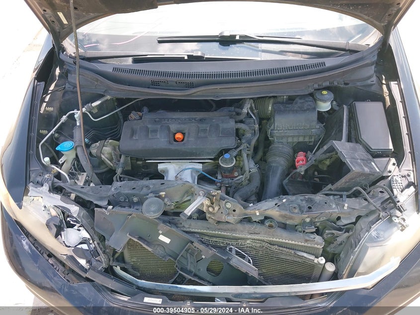 2012 Honda Civic Ex-L VIN: 19XFB2F95CE041743 Lot: 39504905