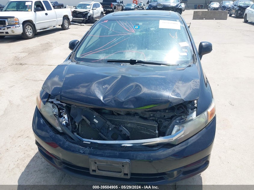 2012 Honda Civic Ex-L VIN: 19XFB2F95CE041743 Lot: 39504905