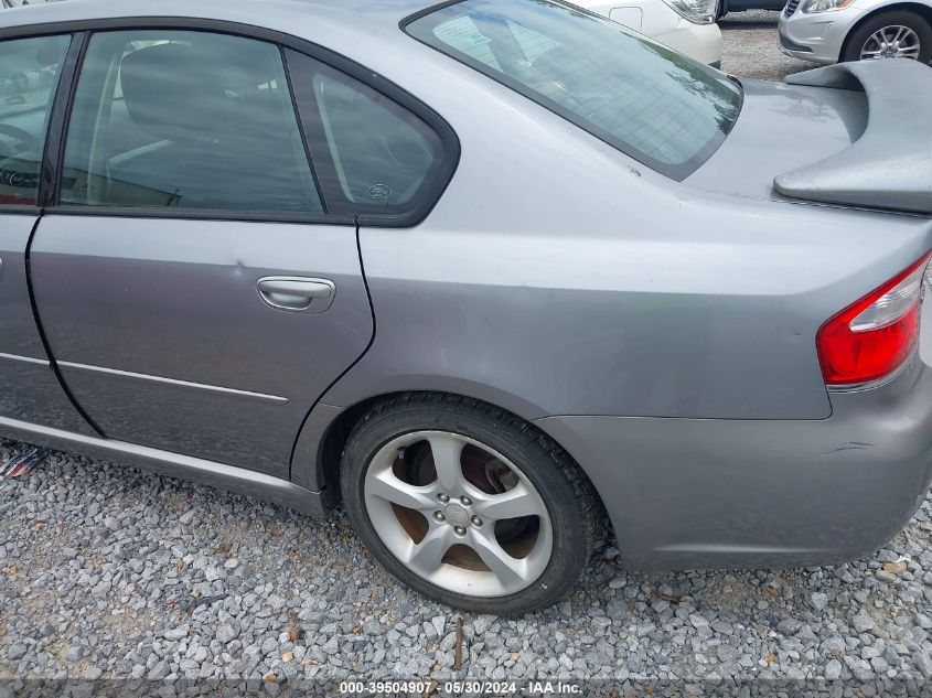 2009 Subaru Legacy 2.5I VIN: 4S3BL616297219066 Lot: 39504907