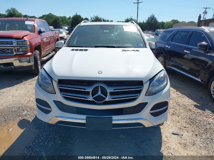 2016 Mercedes-Benz Gle 350 4Matic VIN: 4JGDA5HB0GA799392 Lot: 39504914