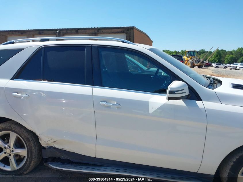 2016 Mercedes-Benz Gle 350 4Matic VIN: 4JGDA5HB0GA799392 Lot: 39504914