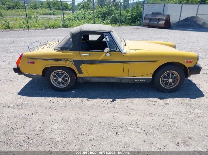 1978 Mg Midget VIN: GAN6UJ200459G Lot: 39504920