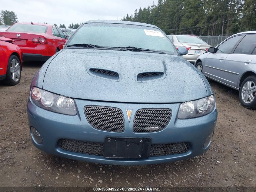 2006 Pontiac Gto VIN: 6G2VX12U86L541237 Lot: 39504922