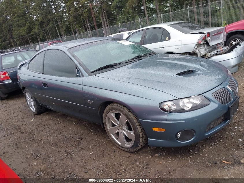 2006 Pontiac Gto VIN: 6G2VX12U86L541237 Lot: 39504922