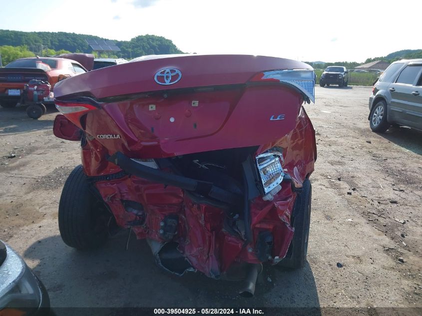 2015 Toyota Corolla Le VIN: 2T1BURHE8FC355188 Lot: 39504925