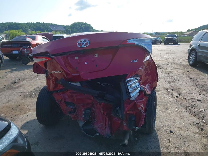 2015 Toyota Corolla Le VIN: 2T1BURHE8FC355188 Lot: 39504925