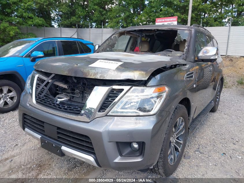 2018 Nissan Armada Sl VIN: JN8AY2NC0J9552787 Lot: 39504929