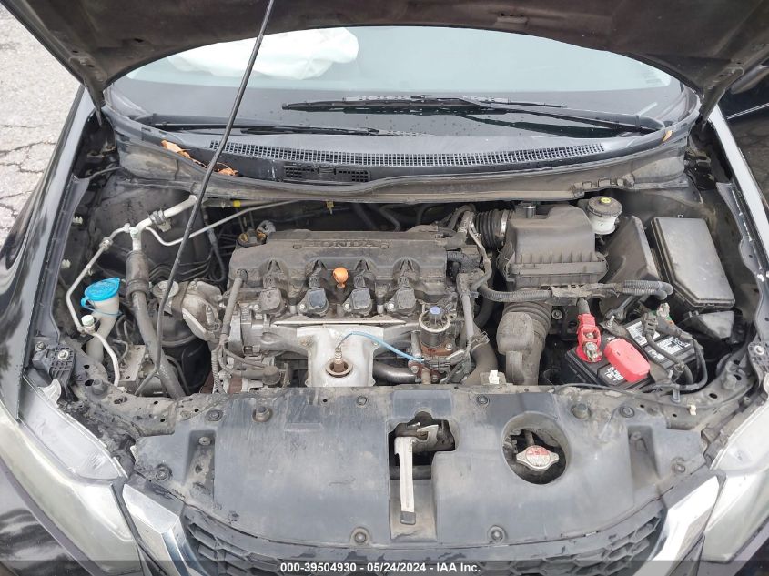 2014 Honda Civic Lx VIN: 2HGFB2F51EH511739 Lot: 39504930