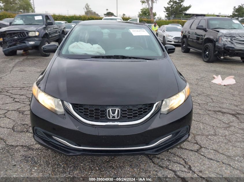 2014 Honda Civic Lx VIN: 2HGFB2F51EH511739 Lot: 39504930