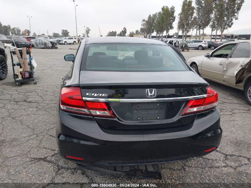 2014 Honda Civic Lx VIN: 2HGFB2F51EH511739 Lot: 39504930
