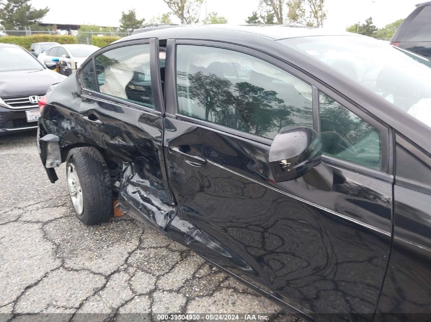 2014 Honda Civic Lx VIN: 2HGFB2F51EH511739 Lot: 39504930