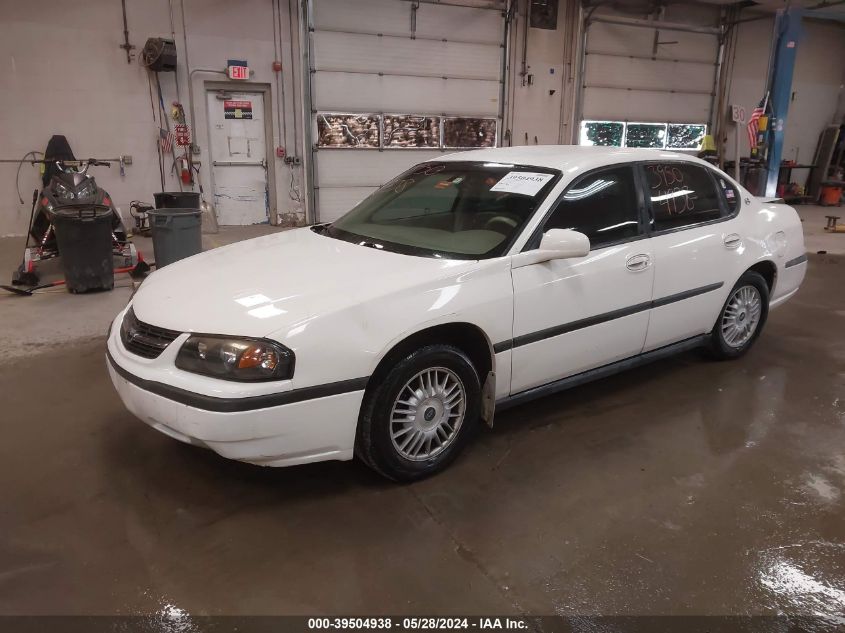 2002 Chevrolet Impala VIN: 2G1WF55E629122034 Lot: 39504938