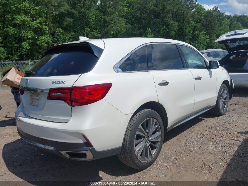 5FRYD3H59HB001071 2017 Acura Mdx Technology Package