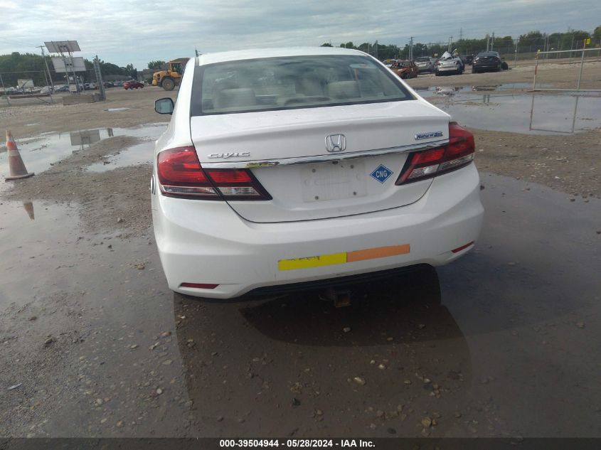 2013 Honda Civic Natural Gas VIN: 19XFB5F59DE000161 Lot: 39504944