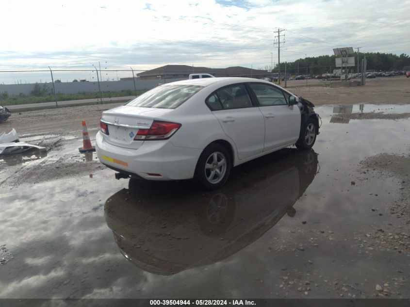 2013 Honda Civic Natural Gas VIN: 19XFB5F59DE000161 Lot: 39504944