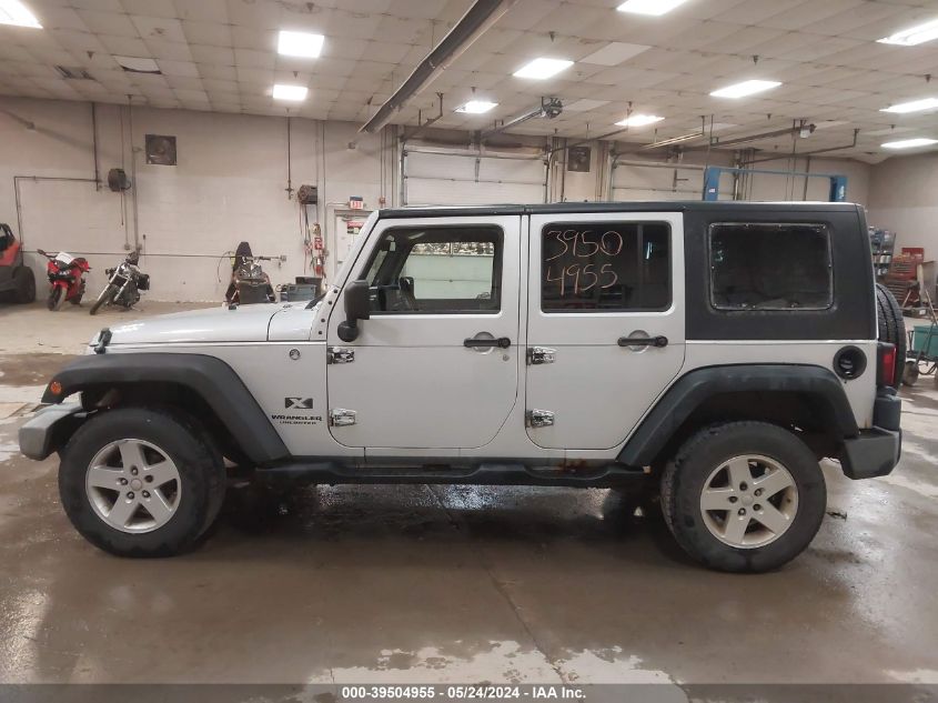 2008 Jeep Wrangler Unlimited X VIN: 1J4GA39188L519231 Lot: 39504955