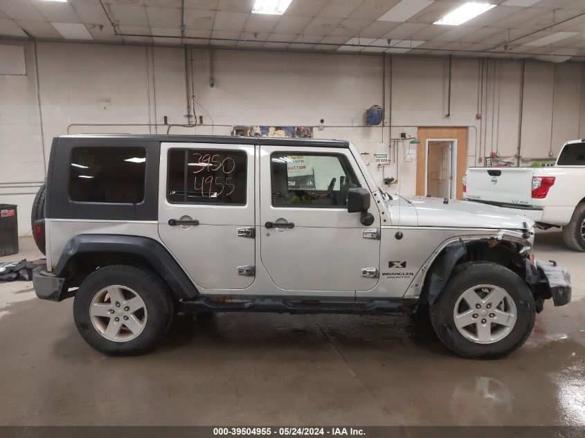 2008 Jeep Wrangler Unlimited X VIN: 1J4GA39188L519231 Lot: 39504955