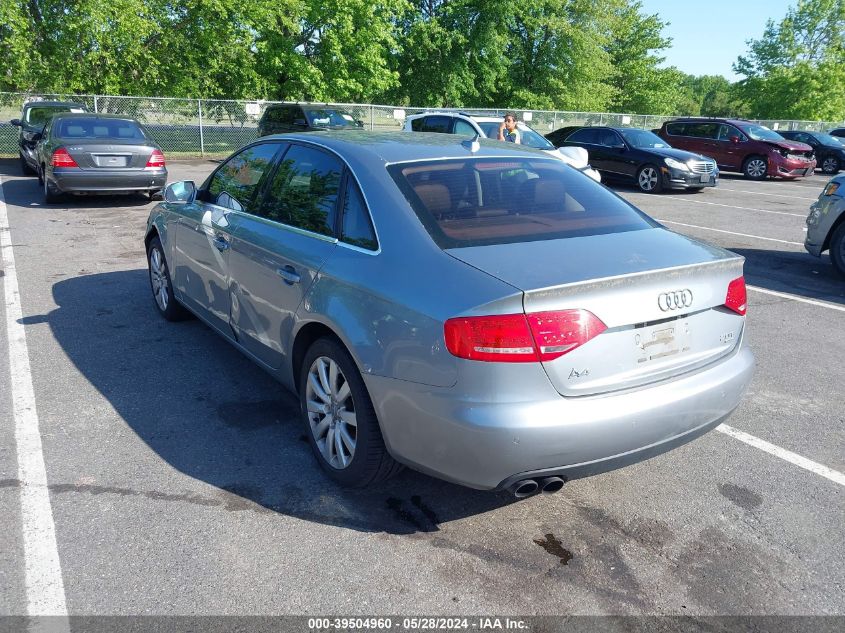 2011 Audi A4 2.0T Premium VIN: WAUFFAFL3BN035361 Lot: 39504960