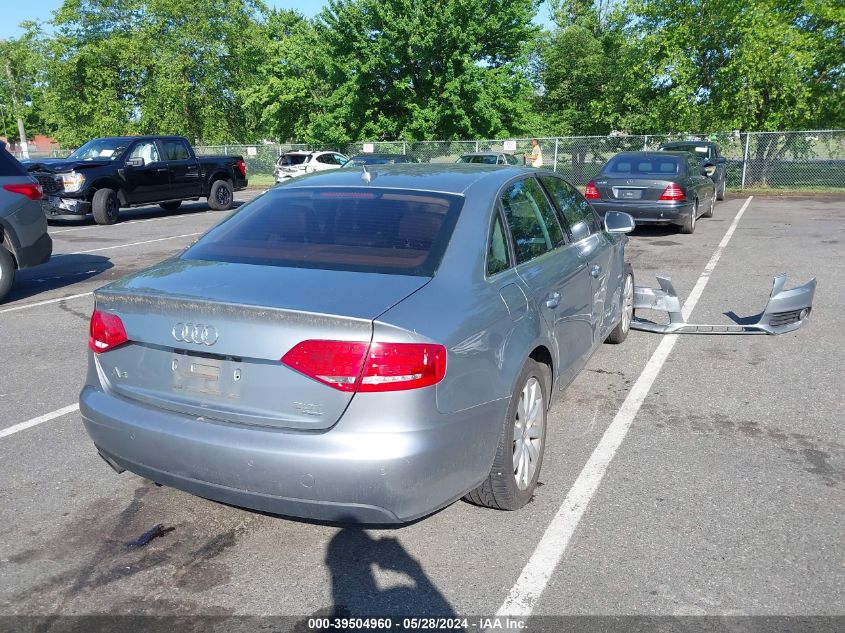 2011 Audi A4 2.0T Premium VIN: WAUFFAFL3BN035361 Lot: 39504960