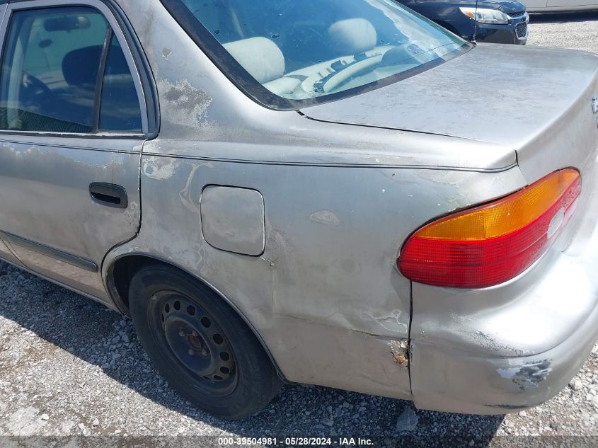 1998 Chevrolet Prizm VIN: 1Y1SK5282WZ431801 Lot: 39504981