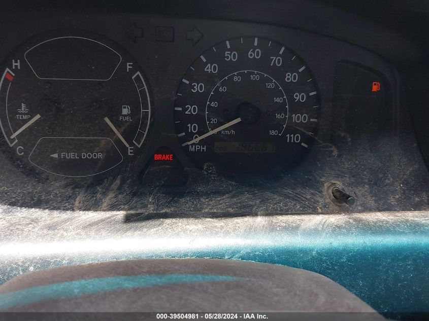 1998 Chevrolet Prizm VIN: 1Y1SK5282WZ431801 Lot: 39504981