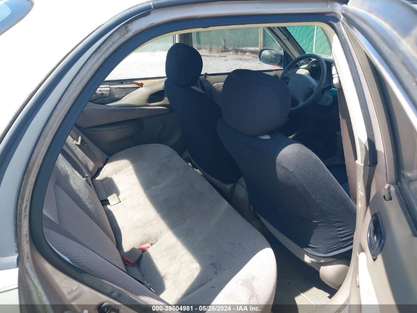 1998 Chevrolet Prizm VIN: 1Y1SK5282WZ431801 Lot: 39504981