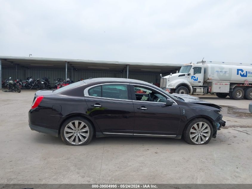 2013 Lincoln Mks Ecoboost VIN: 1LNHL9FT3DG605087 Lot: 39504995