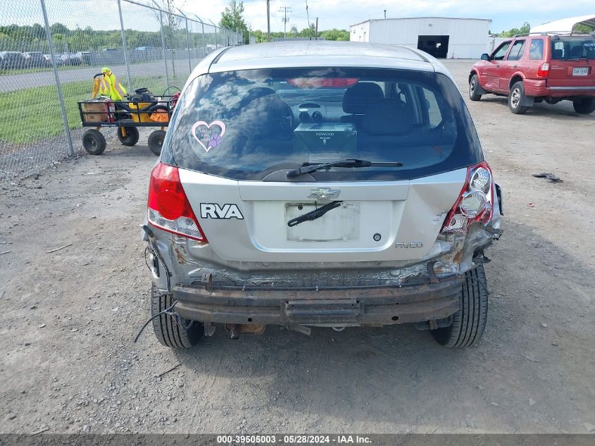 2006 Chevrolet Aveo Special Value VIN: KL1TD66606B672340 Lot: 39505003