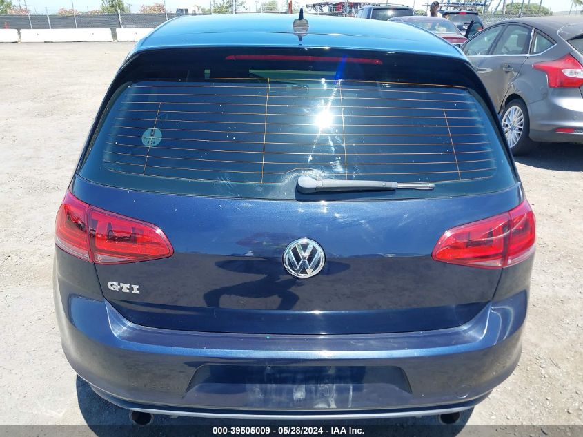 2016 VOLKSWAGEN GOLF GTI S 4-DOOR - 3VW4T7AU7GM039935
