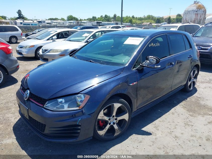 2016 Volkswagen Golf Gti S 4-Door VIN: 3VW4T7AU7GM039935 Lot: 39505009