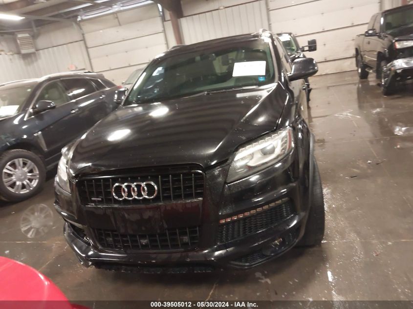 2013 Audi Q7 3.0T S Line Prestige VIN: WA1DGAFE3DD007992 Lot: 39505012