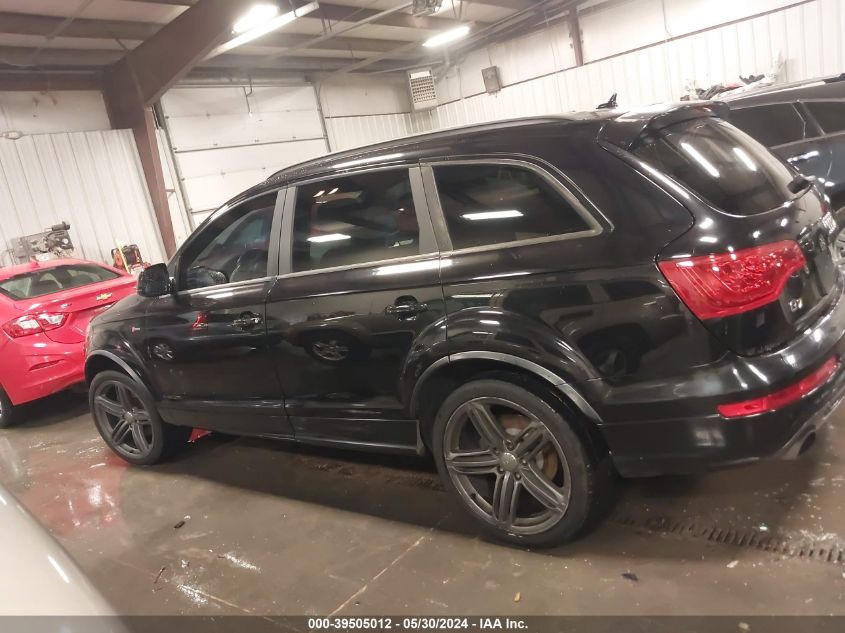 2013 Audi Q7 3.0T S Line Prestige VIN: WA1DGAFE3DD007992 Lot: 39505012