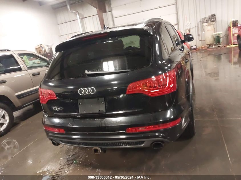 2013 Audi Q7 3.0T S Line Prestige VIN: WA1DGAFE3DD007992 Lot: 39505012