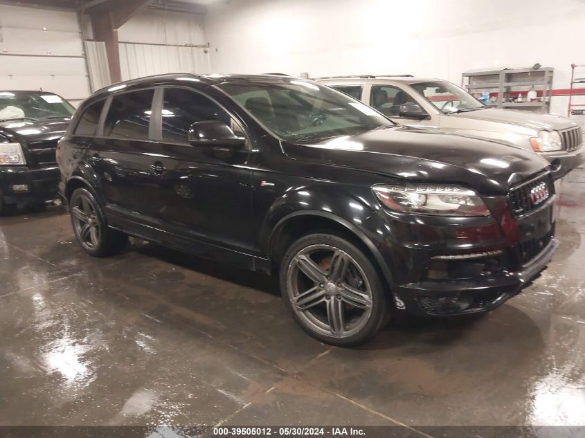 2013 Audi Q7 3.0T S Line Prestige VIN: WA1DGAFE3DD007992 Lot: 39505012