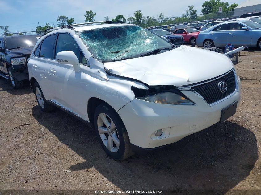 2010 Lexus Rx 350 VIN: 2T2BK1BA6AC014499 Lot: 39505028