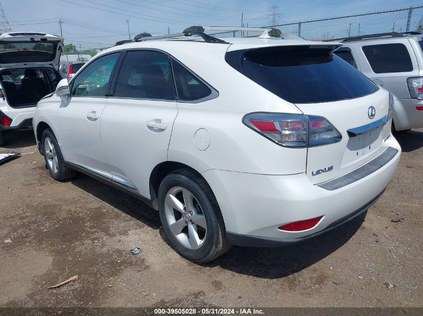 2010 Lexus Rx 350 VIN: 2T2BK1BA6AC014499 Lot: 39505028